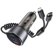 شارژر فندکی فست شارژ Yesido Y58 3A QC3.0 PD 30W
