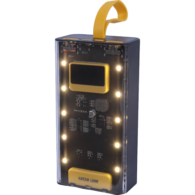 پاور بانک فست شارژ گرین لاین Transparent Pro PD 20W ظرفیت 20000 میلی آمپر ساعت