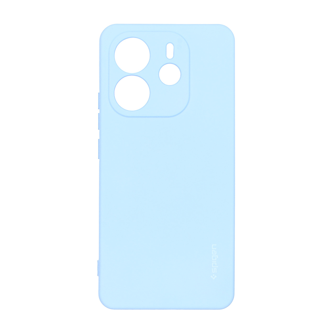 قاب سیلیکونی Spigen محافظ لنزدار Xiaomi Redmi Note 14 4G - آبی روشن