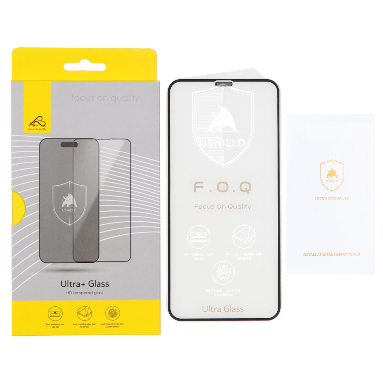 محافظ صفحه نمایش شیشه ای اورجینال Ultra Glass Ushield مدل Apple iPhone 11 Pro / iPhone XS / iPhone X (پک دار)