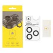 محافظ لنز رینگی اورجینال Ultra Camera Lens شابلون دار Apple iPhone 13 Pro / iPhone 13 Pro Max - خاکستری (پک دار)