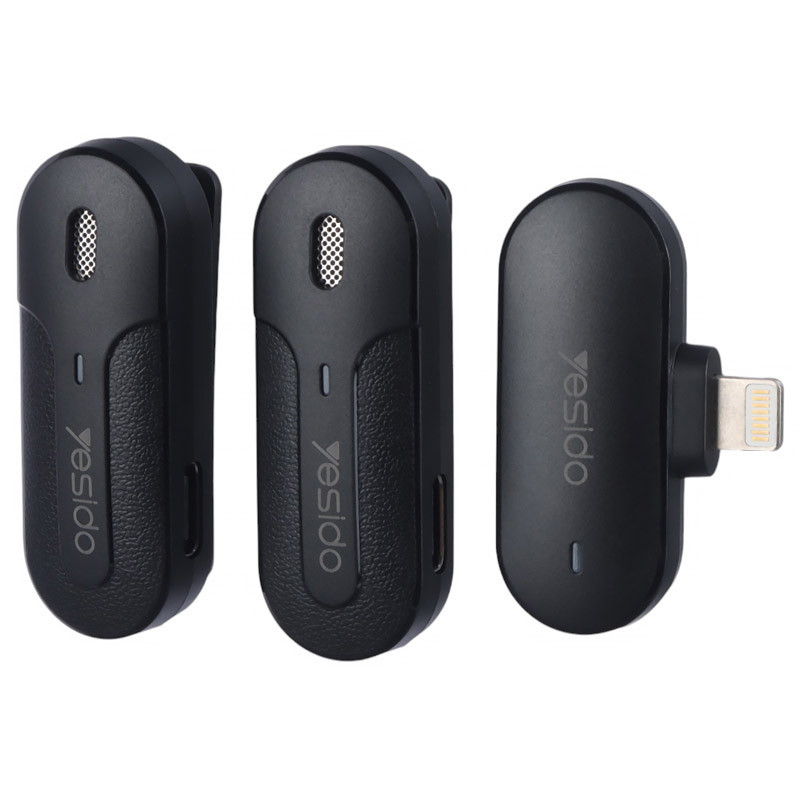 میکروفون یقه ای بی سیم دوتایی یسیدو KR16 Lightning