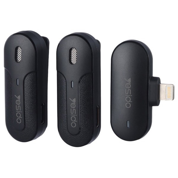 میکروفون یقه ای بی سیم دوتایی یسیدو KR16 Lightning