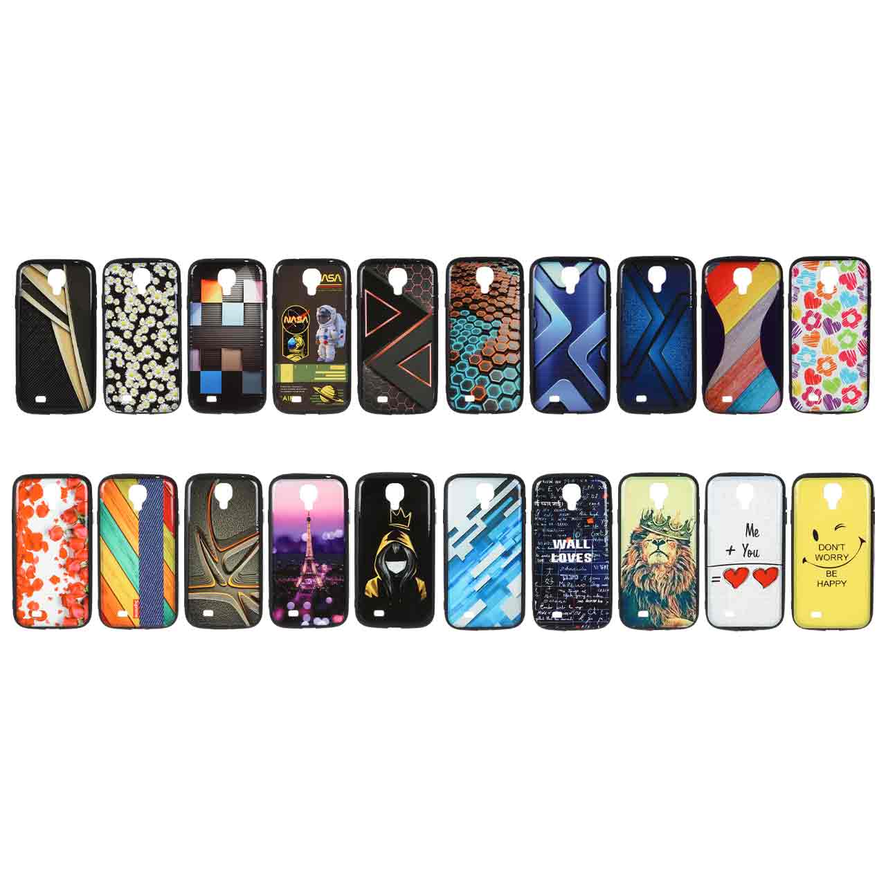 قاب طرح دار UV مدل Samsung Galaxy S4 (در طرح های مختلف)
