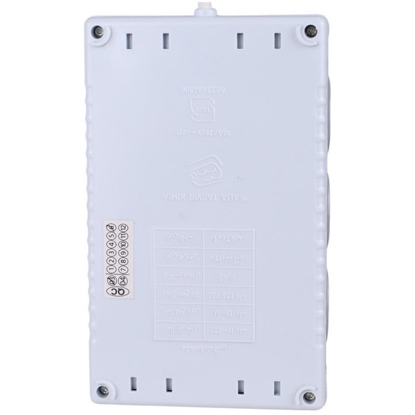 محافظ برق کامپیوتر و صوتی تصویری 6 خانه تیراژه T106 با کابل 1.8 متری