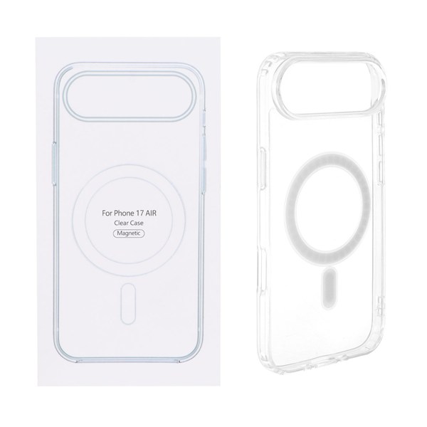 قاب شفاف Apple iPhone 17 Air با قابلیت شارژ MagSafe (پک دار)