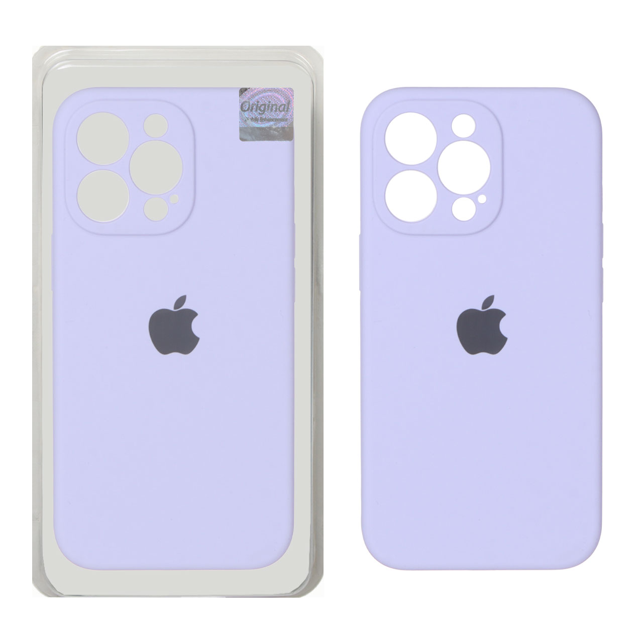 قاب سیلیکونی پاک کنی اورجینال Master Quality مدل Apple iPhone 13 Pro - یاسی (پک دار)