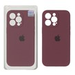 قاب سیلیکونی پاک کنی اورجینال Master Quality مدل Apple iPhone 13 Pro - زرشکی (پک دار)