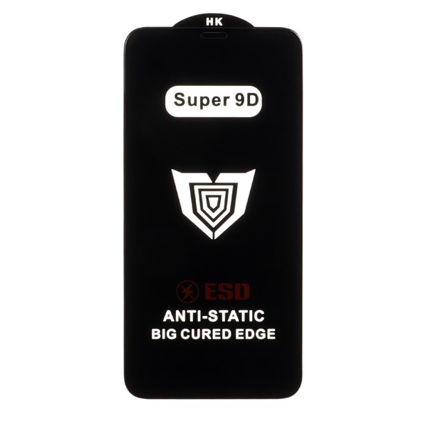 محافظ صفحه نمایش شیشه ای Full Cover ESD Anti Static - Super 9D مدل Apple iPhone 11 Pro / iPhone XS / iPhone X