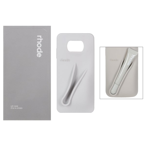 قاب سیلیکونی پاک کنی اورجینال rhode با ست لیپ گلاس Xiaomi Poco X3 / Poco X3 Pro / Poco X3 NFC - طوسی (پک دار)