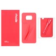 قاب سیلیکونی پاک کنی اورجینال rhode با ست لیپ گلاس Xiaomi Poco X3 / Poco X3 Pro / Poco X3 NFC - قرمز (پک دار)