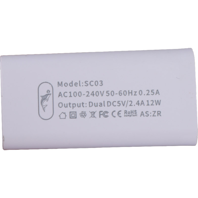 شارژر دیواری 12 وات اسکای دلفین SC03T 2.4A + کابل تایپ سی