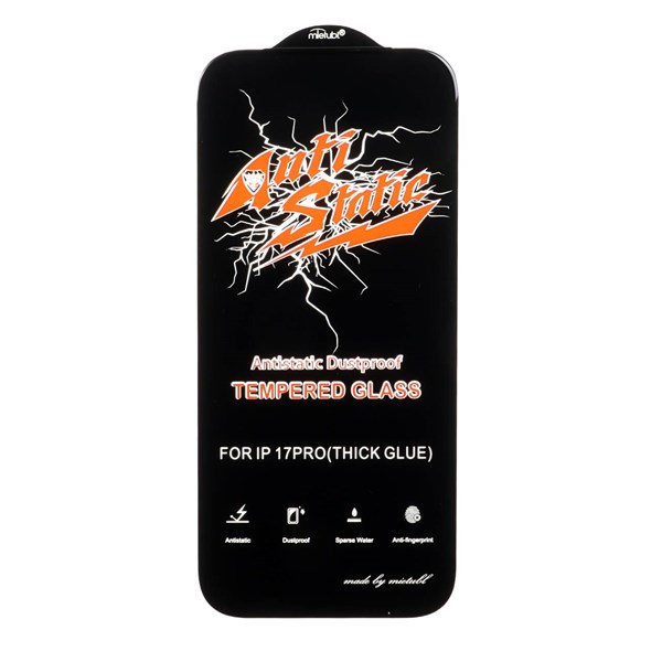 محافظ صفحه نمایش شیشه ای Full Cover Anti Static Mietubl مدل NTC ORG - Apple iPhone 17 Pro