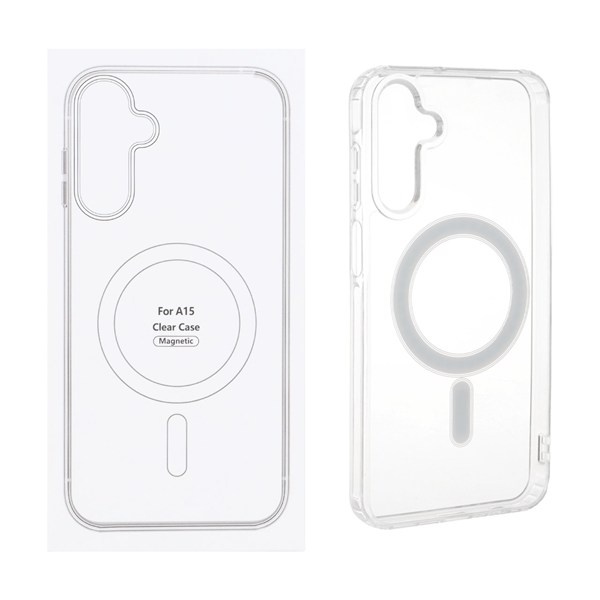 قاب شفاف Samsung Galaxy A15 با قابلیت شارژ MagSafe (پک دار)