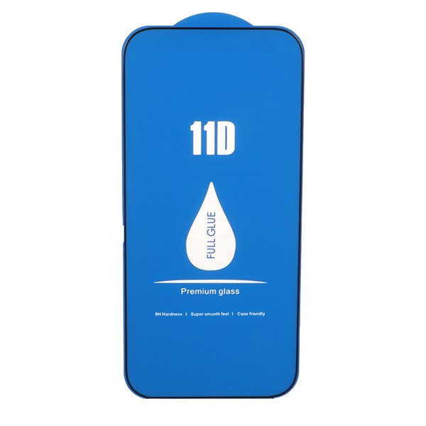 محافظ صفحه نمایش شیشه ای 11D درجه یک NTC - Apple iPhone 17 Pro - Full Cover J.C.Comm