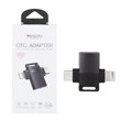 تبدیل  Yesido USB3.0 To Type-C & Lightning  OTG مدل GS35 - خاکستری (گارانتی 18 ماه تعویض نیکان همراه)