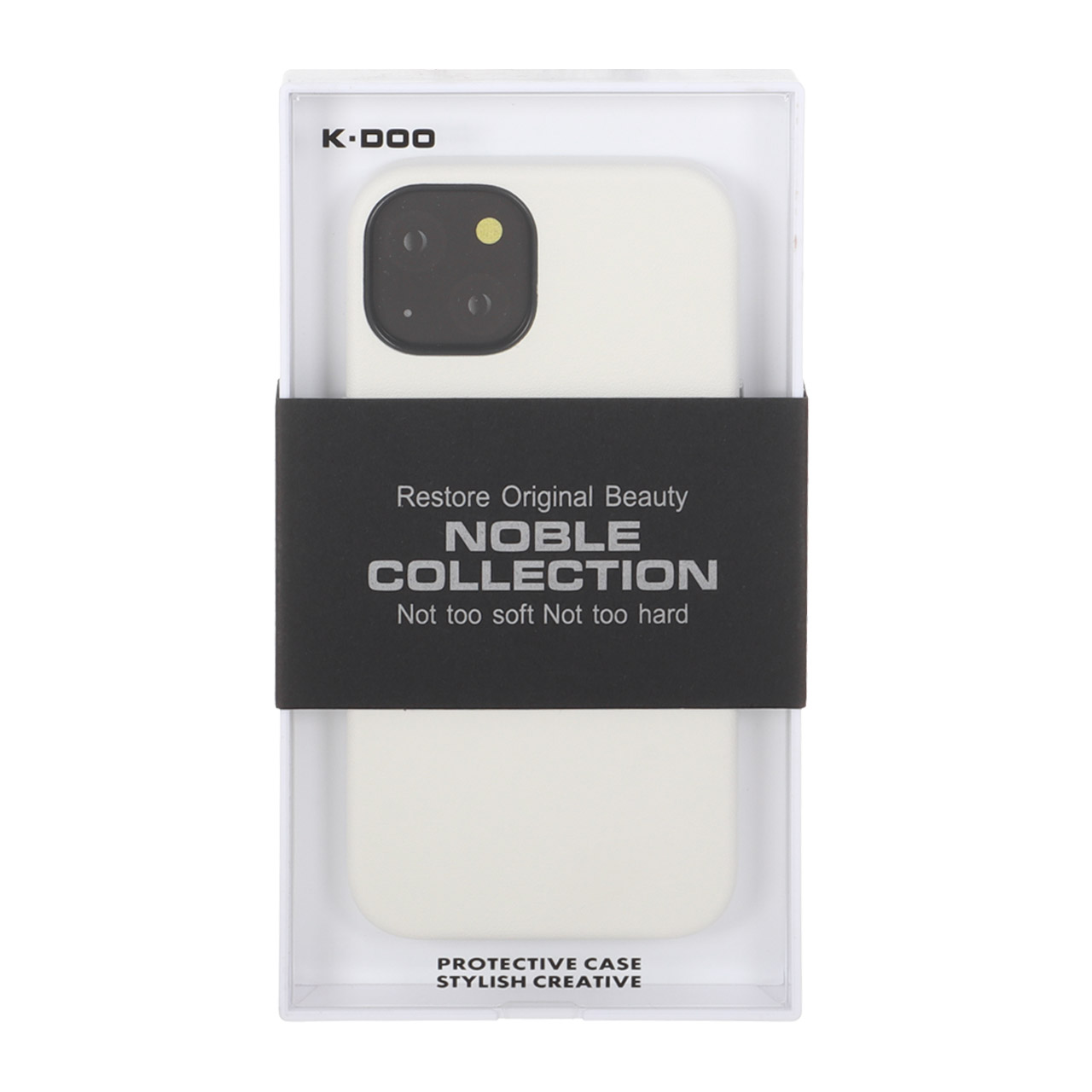 قاب Original KDoo Noble مدل Apple iPhone 13 / iPhone 14 - سفید (پک دار) - NTC