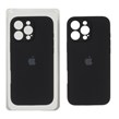 قاب سیلیکونی پاک کنی محافظ لنزدار اورجینال Apple iPhone 16 Pro Max - مشکی (پک دار) - NTC