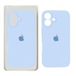 قاب سیلیکونی پاک کنی محافظ لنزدار اورجینال Apple iPhone 16 - آبی آسمانی (پک دار) - NTC