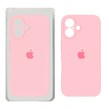 قاب سیلیکونی پاک کنی محافظ لنزدار اورجینال Apple iPhone 16 - صورتی (پک دار) - NTC