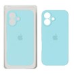 قاب سیلیکونی پاک کنی محافظ لنزدار اورجینال Apple iPhone 16 - سبزآبی (پک دار) - NTC