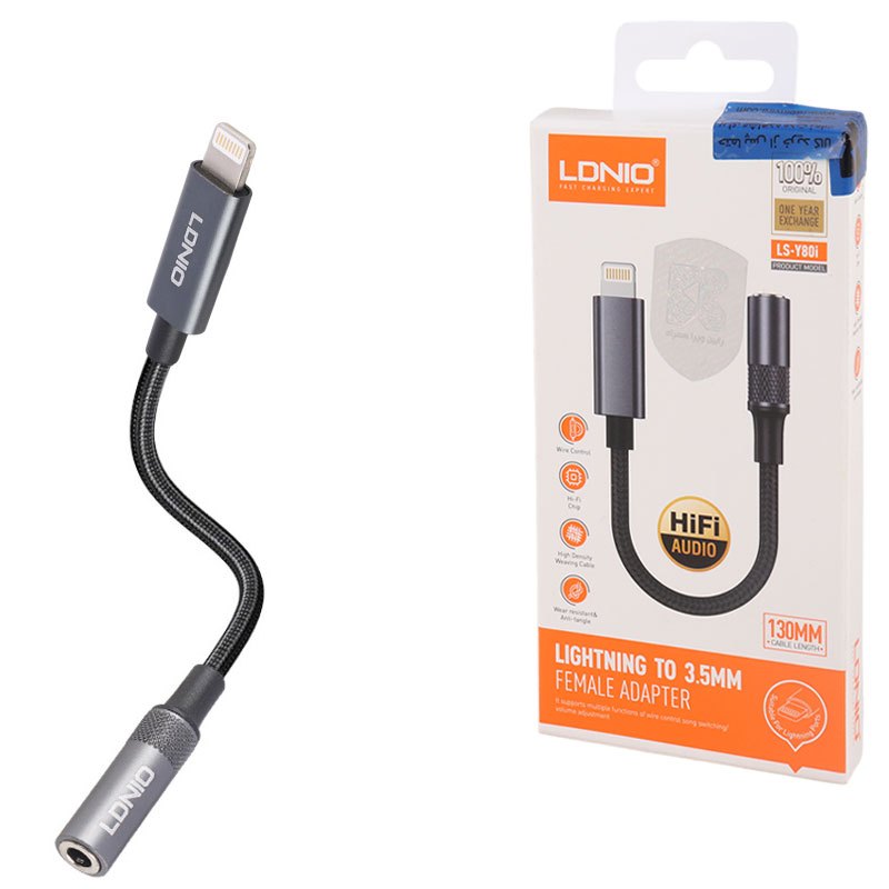 تبدیل Lightning به جک 3.5 میلی متری الدینیو LS-Y80i