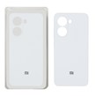 قاب سیلیکونی پاک کنی محافظ لنزدار اورجینال Xiaomi Poco X7 Pro - سفید (پک دار)