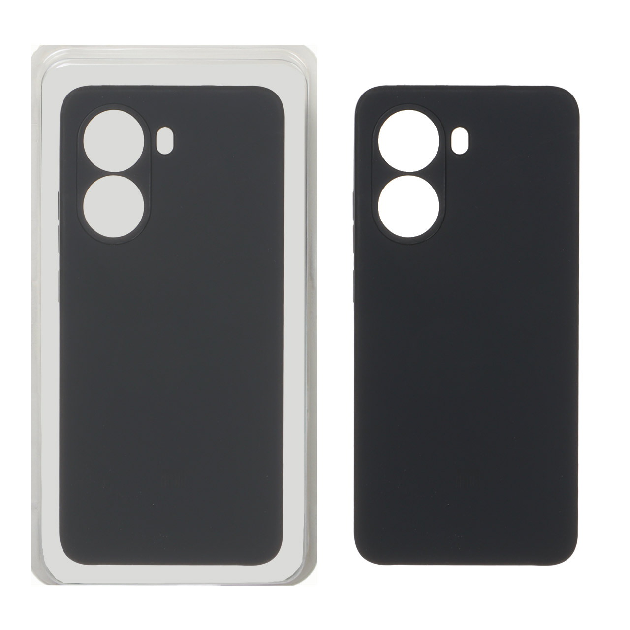 قاب سیلیکونی پاک کنی محافظ لنزدار اورجینال Xiaomi Poco X7 Pro - مشکی (پک دار)