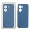 قاب سیلیکونی پاک کنی محافظ لنزدار اورجینال Xiaomi Poco X7 Pro - آبی تیره (پک دار)