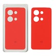 قاب سیلیکونی پاک کنی محافظ لنزدار اورجینال Xiaomi Redmi Note 14S / Note 13 Pro 4G / Poco M6 Pro 4G - قرمز (پک دار)