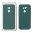 قاب سیلیکونی پاک کنی محافظ لنزدار اورجینال Xiaomi Redmi Note 9 / Redmi 10X 5G / Redmi 10X Pro 5G  - سبز تیره (پک دار)