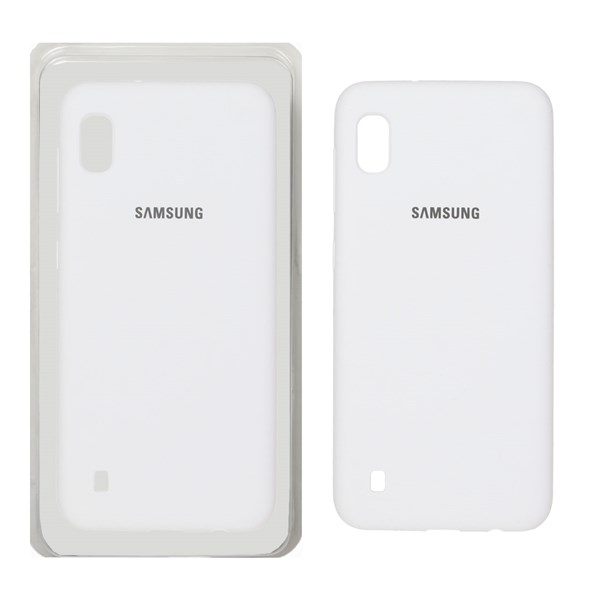 قاب سیلیکونی پاک کنی اورجینال Samsung Galaxy A10 / M10 - سفید (پک دار)