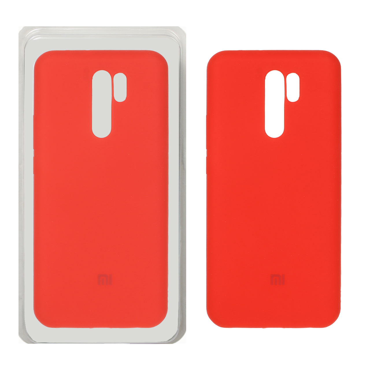 قاب سیلیکونی پاک کنی اورجینال Xiaomi Redmi 9 / Redmi 9 Prime / Poco M2 - قرمز (پک دار)