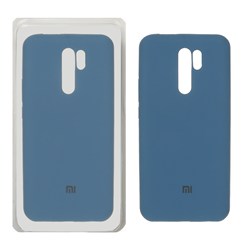 قاب سیلیکونی پاک کنی اورجینال Xiaomi Redmi 9 / Redmi 9 Prime / Poco M2 - آبی تیره (پک دار)