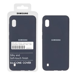 قاب سیلیکونی پاک کنی اورجینال درجه یک Samsung Galaxy A10 / M10 - سرمه ای (پک دار)