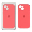 قاب سیلیکونی پاک کنی محافظ لنزدار اورجینال Apple iPhone 15 - قرمز روشن (پک اصلی)