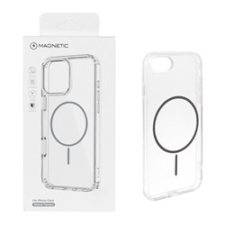 قاب اورجینال Magnetic دور ژله ای MagSafe مدل Apple iPhone 7 / iPhone 8 / iPhone SE (2020) - خاکستری (پک دار)