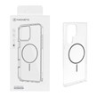 قاب اورجینال Magnetic دور ژله ای MagSafe مدل Samsung Galaxy S22 Ultra - خاکستری (پک دار)