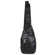 کیف تک بند مدل Body Bag چرمی - مشکی - کد1