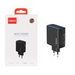 شارژر دیواری PD و فست 67 وات دو پورت Hiska مدل H-167EU 67w- مشکی