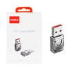 تبدیل Hiska USB To Type-C مدل H9 120W - نقره ای