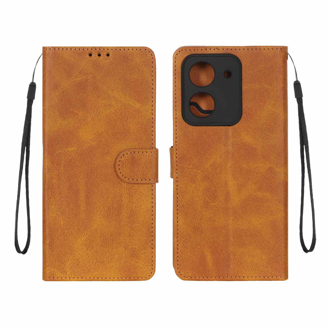 کیف موبایل مگنتی درجه یک MNC مدل Xiaomi Redmi A5 / Poco C71 - عسلی