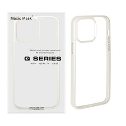 قاب اورجینال Q Series شفاف Ice مدل Apple iPhone 14 Pro Max - سفید (پک دار)