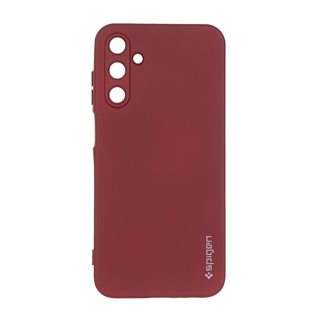 قاب سیلیکونی Spigen محافظ لنزدار Samsung Galaxy A15 - زرشکی