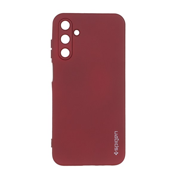 قاب سیلیکونی Spigen محافظ لنزدار Samsung Galaxy A15 - زرشکی