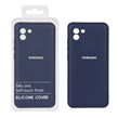 قاب نیو سیلیکون محافظ لنزدار RFF مدل Samsung Galaxy A03 - سرمه ای (پک دار)