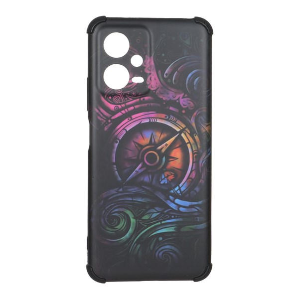 قاب طرح دار بامپردار Xiaomi Redmi Note 12 5G / Poco X5 5G - کد 11601