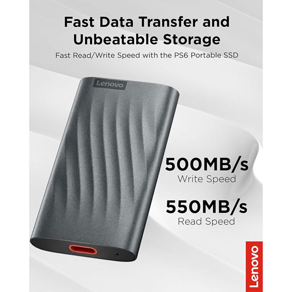 حافظه اکسترنال SSD لنوو Lenovo PS6 512GB
