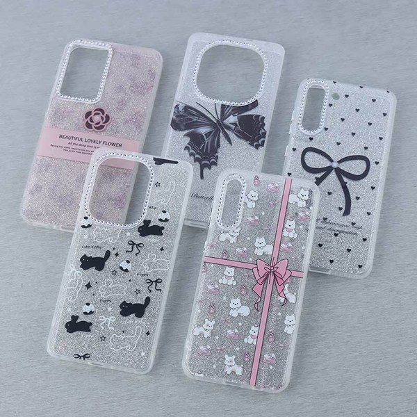 قاب اکلیلی فانتزی دور محافظ لنز نگین دار