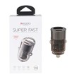 شارژر فندکی PD و فست دو پورت Yesido مدل Y68 30W - مشکی (گارانتی 18 ماه تعویض نیکان همراه)
